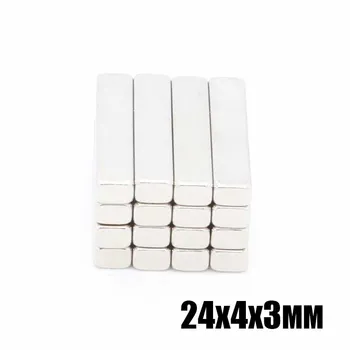 

50pcs 24X4X3 mm Crystal steel door cabinet accessories cabinet with framed door with strong magnetic magnet magnet accessory