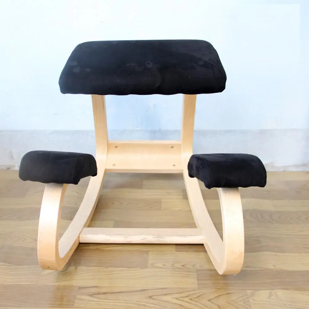 

Designed Knee Chair with Back and Handle Office Kneeling Chair Ergonomic Posture Chair With Caster