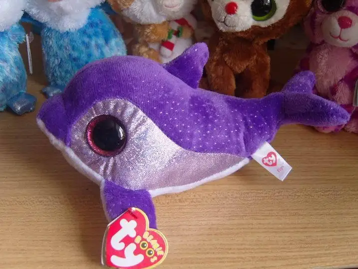 purple dolphin stuffed animal