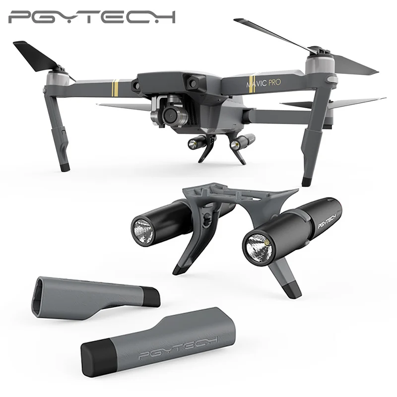 PGYTECH Increased Landing Gear Expanded LED Headlights For DJI Mavic 2 Zoom BR