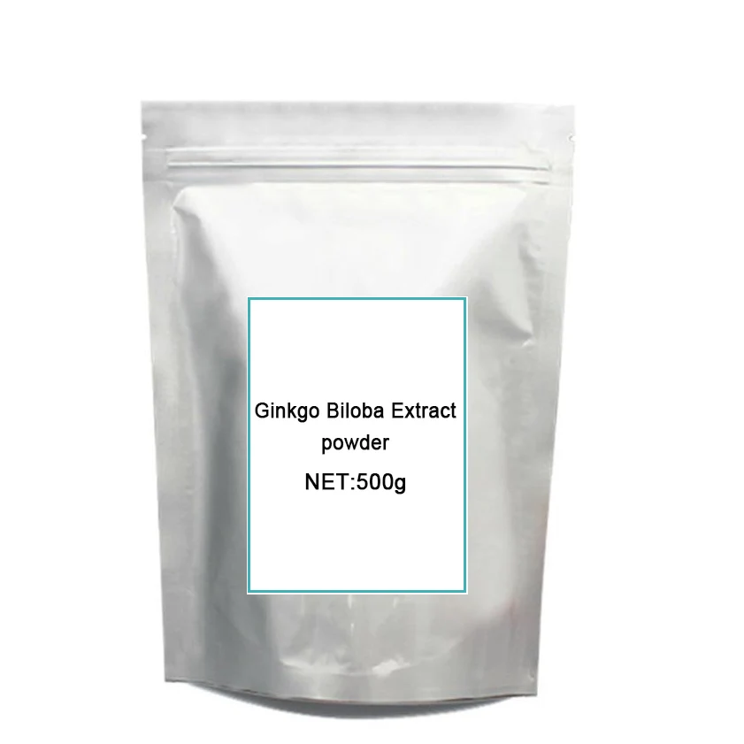

Best Quality Pure Nature Ginkgo Biloba Extract Pow-der 500g Free Shipping 500g