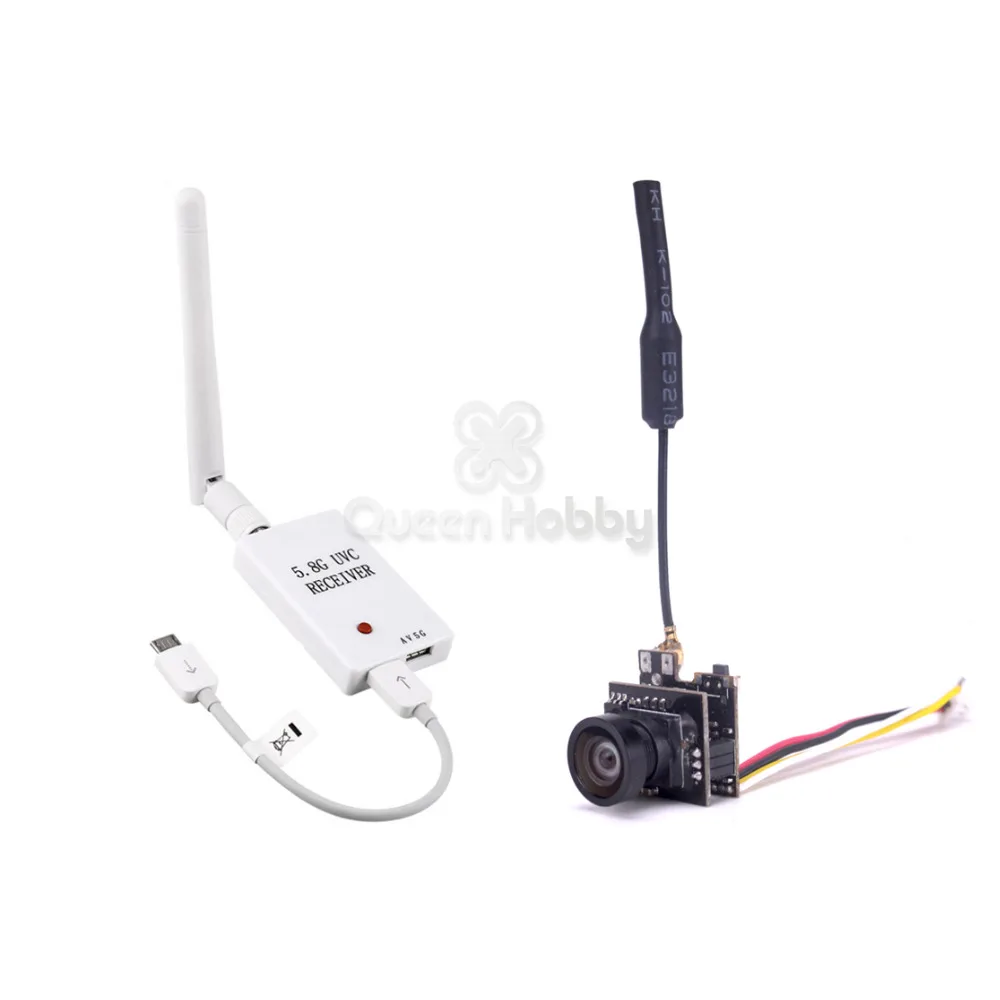 

Mini 5.8G FPV OTG Receiver UVC Video Downlink VR Android Phone+25MW VTX 800TVL FPV Camera Built-in Transmitter for Mini Quad
