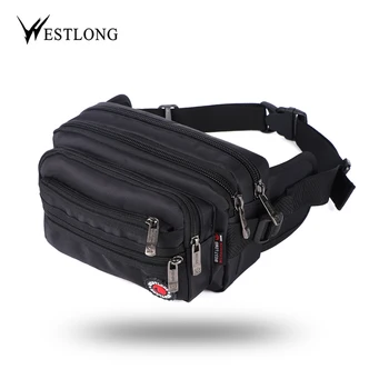 Waist Pack Casual Functional Fashion Men Waterproof Fanny Pack Women Belt Bum Bag Male Phone Wallet Pouch Bags Unisex 98011 1