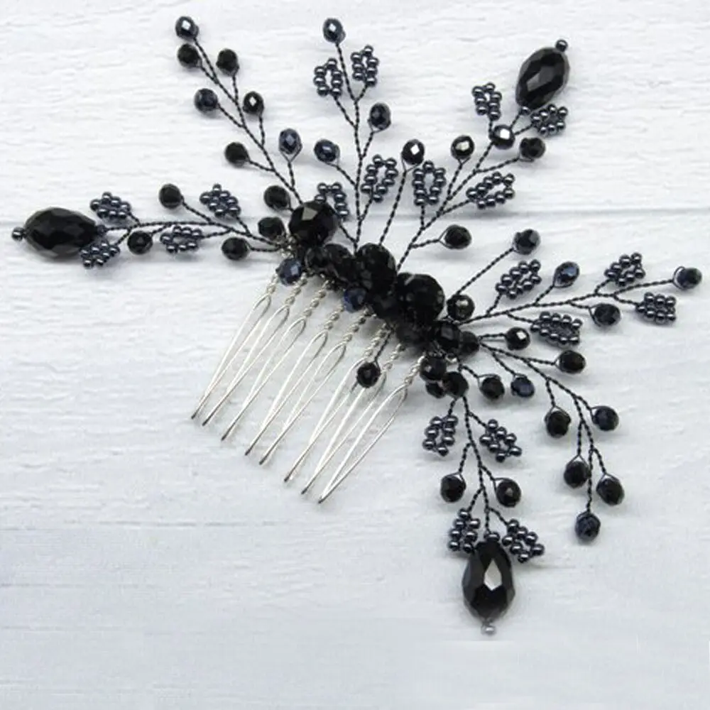 Black Color Hair Combs  (5)