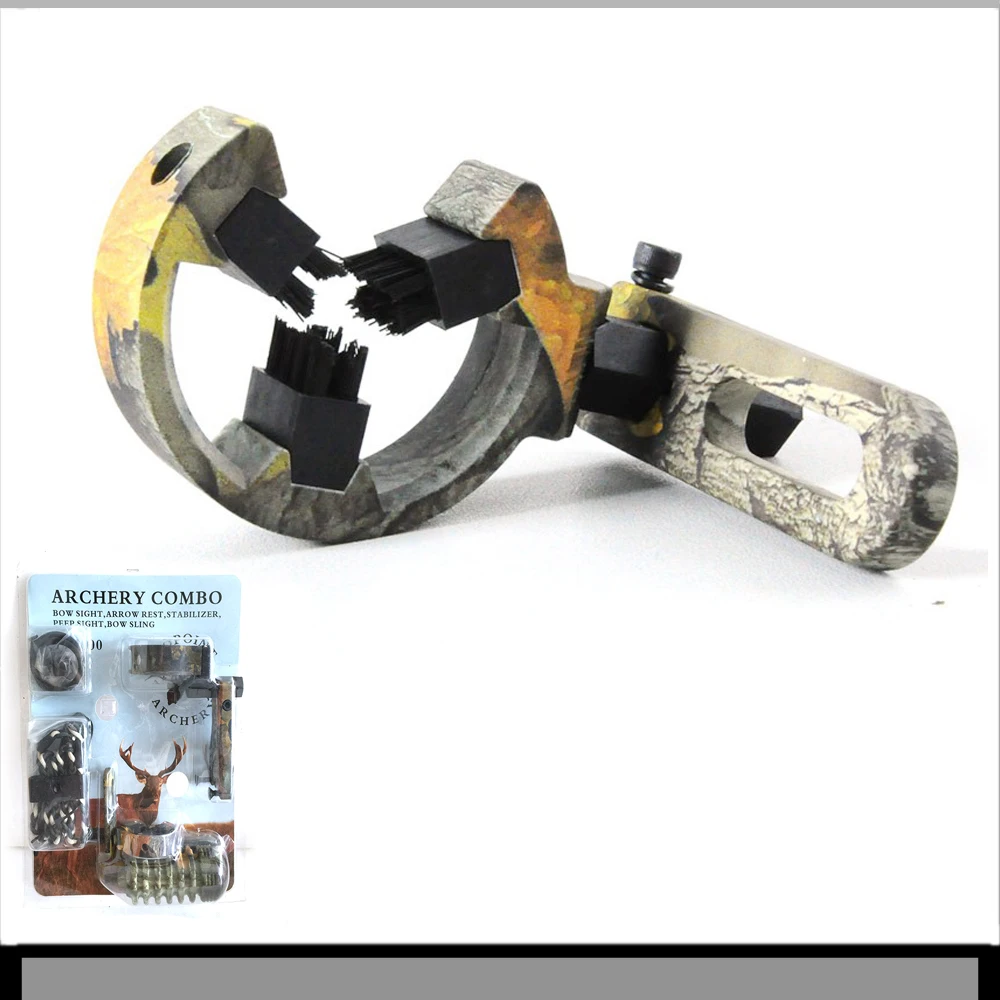 Tiro com Arco Caça Vista Arco Estilhas Resto Seta Estabilizador Peep Composto Kit Acessórios Conjunto 5pin 5 Caça tiro com arco 5pin vista arco
