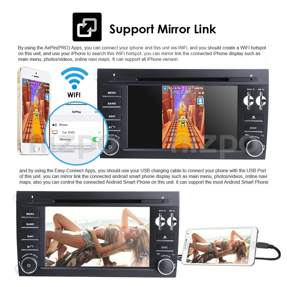 Clearance Android 9.0 Car DVD Multimedia Player For Porsche Cayenne 2003 2004 2005 2006 2007 2008 2009 2010 GPS Navigation Radio Head Unit 8