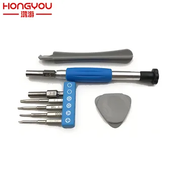 

5sets Screwdriver Set 9+n1 Repair Tools Kit 3.8 4.5 T6 T8 Cross three wings ferramentas tool for switch GB GBA SP Ne 3DS XL PSP