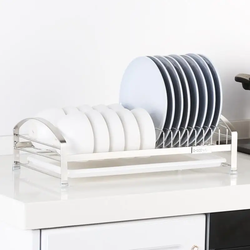 Новая стойка для посуды из нержавеющей стали, дренажная стойка для столовых приборов, кухонные стеллажи для хранения, сушилка для столовых приборов, однослойная полка, дренажная стойка - Цвет: style 1