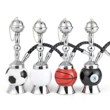 ONUOSS Мини Трубка курительная водопровод арабских кальян 4 шарообразные трубы с трубки держатель для табака фильтр Narguile Прямая