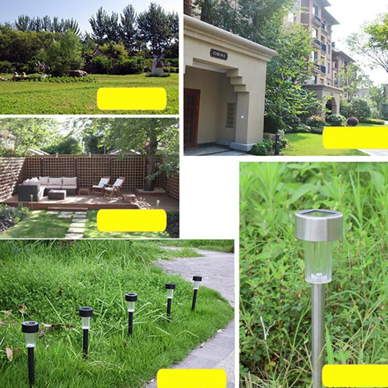 Solar Power Solar Lamp For Garden Decoration Waterproof LED Solar Light Outdoor  Mini Light Tube Bulb Lights Landscape Yard Lamp (2)