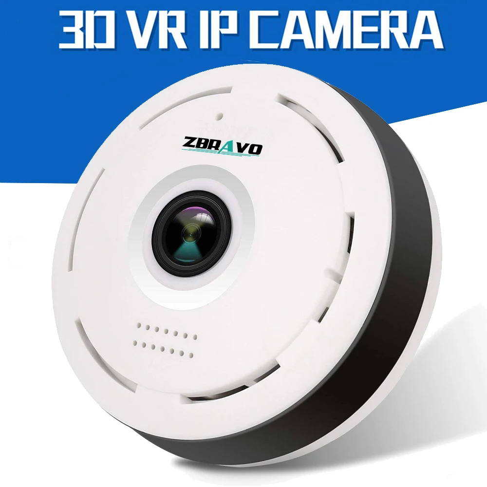 960P Panoramic Camera 360 degree CCTV Camera IP Camera Two Way Audio 3D VR Wifi Camara Fisheye