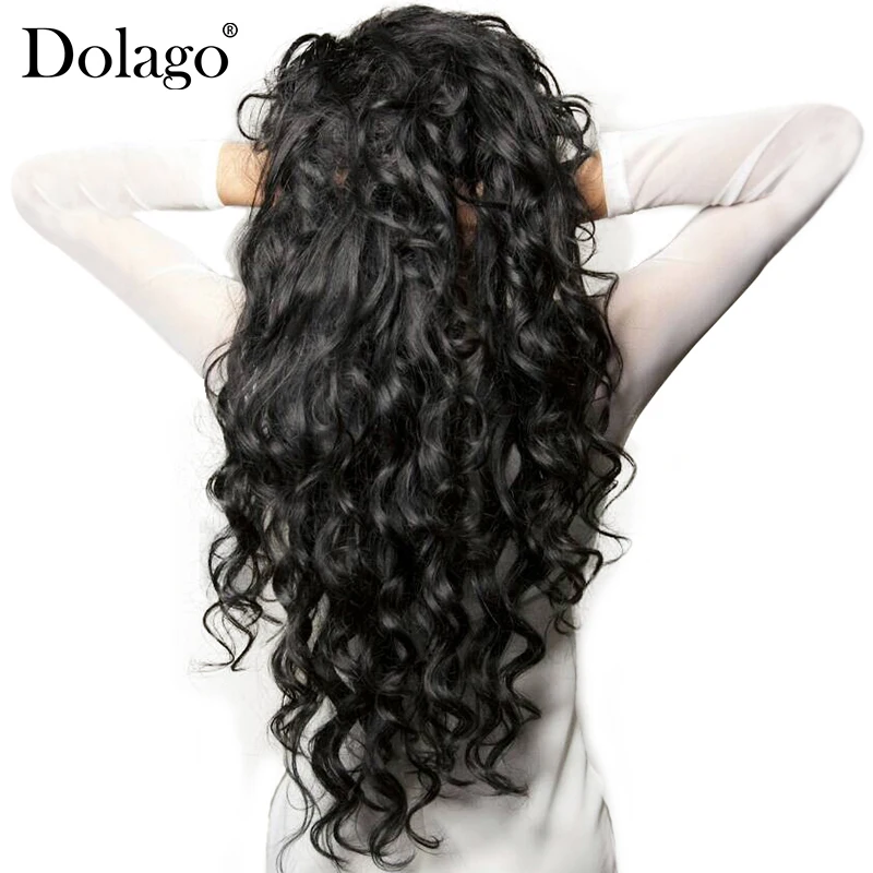 Loose Wave Bundles 3 Pcs Brazilian Hair Weave Bundles 100% Human Hair Extension Natural Color Remy Dolago Hair Products