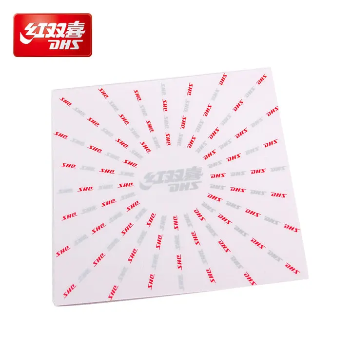 Cena DHS oryginalna folia ochronna do tenisa stołowego + taśmy krawędziowe + zestaw akcesoriów do czyszczenia gumy ping pong Tenis De Mesa