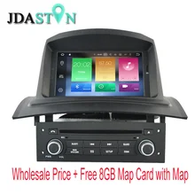 JDASTON 1 DIN Octa Cores 4G Ram Android Car DVD Player For RENAULT Megane Fluence 2002-2008 WIFI Multimedia GPS Navigation Radio