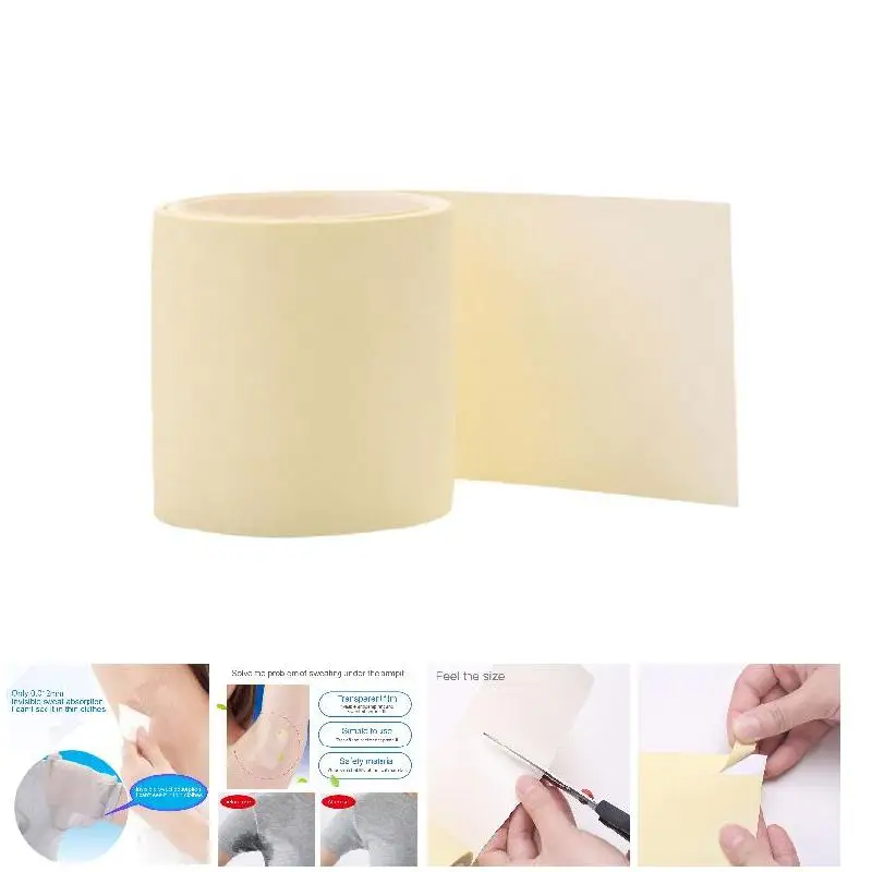 

6M Invisible Underarm Sweat Stick Underarm Armpit Sweat Pads Disposable Stickers Shield Guard Absorbing Deodorants Pads