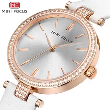MINI FOCUS 2019 New Luxury Top Brand Women Watch Simple Style Leather Casual Quartz Watch Ladies Waterproof Fashion Wristwatch