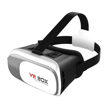 2017 VR BOX II 2.0 VR Virtual Reality 3D Glasses Helmet Google Cardboard Headset Version for 4.0 - 5.5 inch Smart Phone iPhone