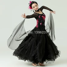 Women Standard Ballroom Dress New Style Gramdeur Waltz Tango Chacha Costume Performance Adult Ballroom Dance Dresses