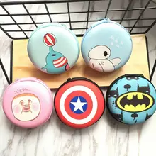 Мультфильм Портативный Мобильный телефон Аксессуары хранения посылка чехол для iPhone Usb кабель жесткий мешок наушники коробка для Xiaomi huawei