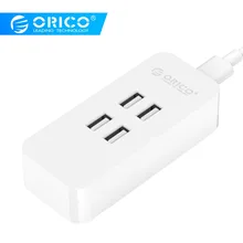 ORICO 4 Порты USB Зарядное устройство 5V 2.4A мобильного телефона Зарядное устройство для настольное зарядное устройство USB для iPhone x/8/7/6 Plus samsung HuaWei Xiaomi