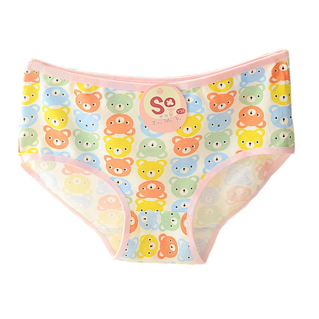 Cute Cartoon Women's Soft Cotton Hipsters Panties Underwear Briefs