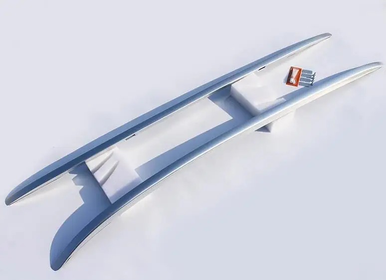عالية الجودة سبائك الألومنيوم أو ABS الجانب السكك الحديدية بار حامل سقفي لمازدا CX-7 cx7