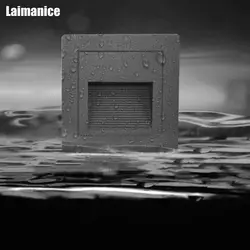 Laimanice 100% новый AC85V-265V открытый светодиодный Водонепроницаемый IP65 Лестница Света Wall Встраиваемая подземных лампы освещения двухслойные