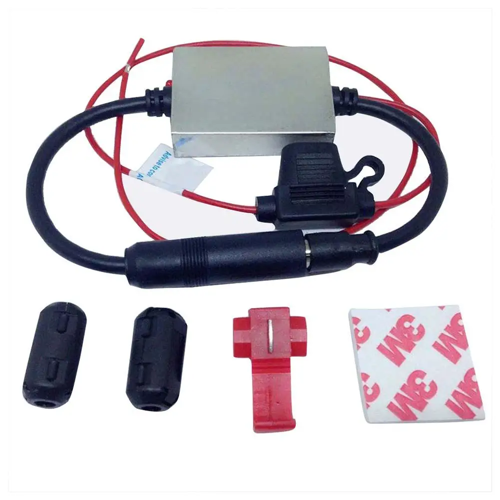 

12V FM Signal Amplifier Anti-interference Metal Car Antenna Radio Universal Auto FM Booster Amp 88-108 Mhz 12V Automobile Parts