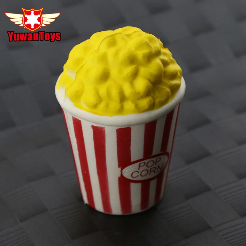 

Cute Popcorn Squishy Jumbo Soft Slow Rising Squeeze Soft Slow Rising Pop Corn with Cup Kid Toy Fun Gift