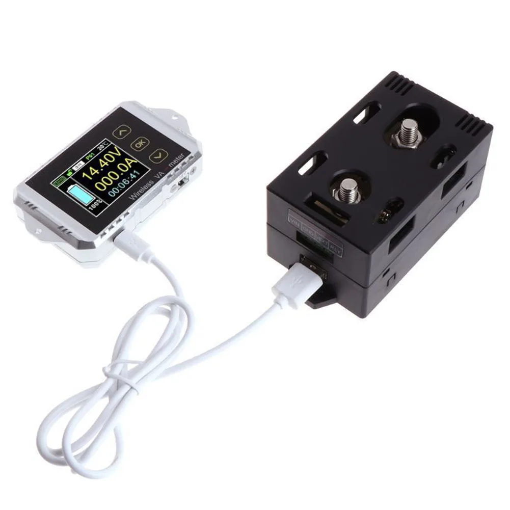 

Battery Capacity Multifunction Power Electrombile Ammeter Voltmeter Wireless Coulometer Watt Hour Car Test Meter Temperature