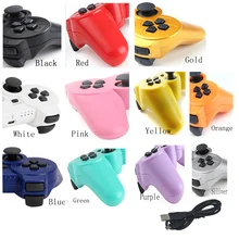 xunbeifang 2pcs Wireless controller For PS3 virration Bluetooth Game Gamepad for playstation 3 Joystick with charge cable