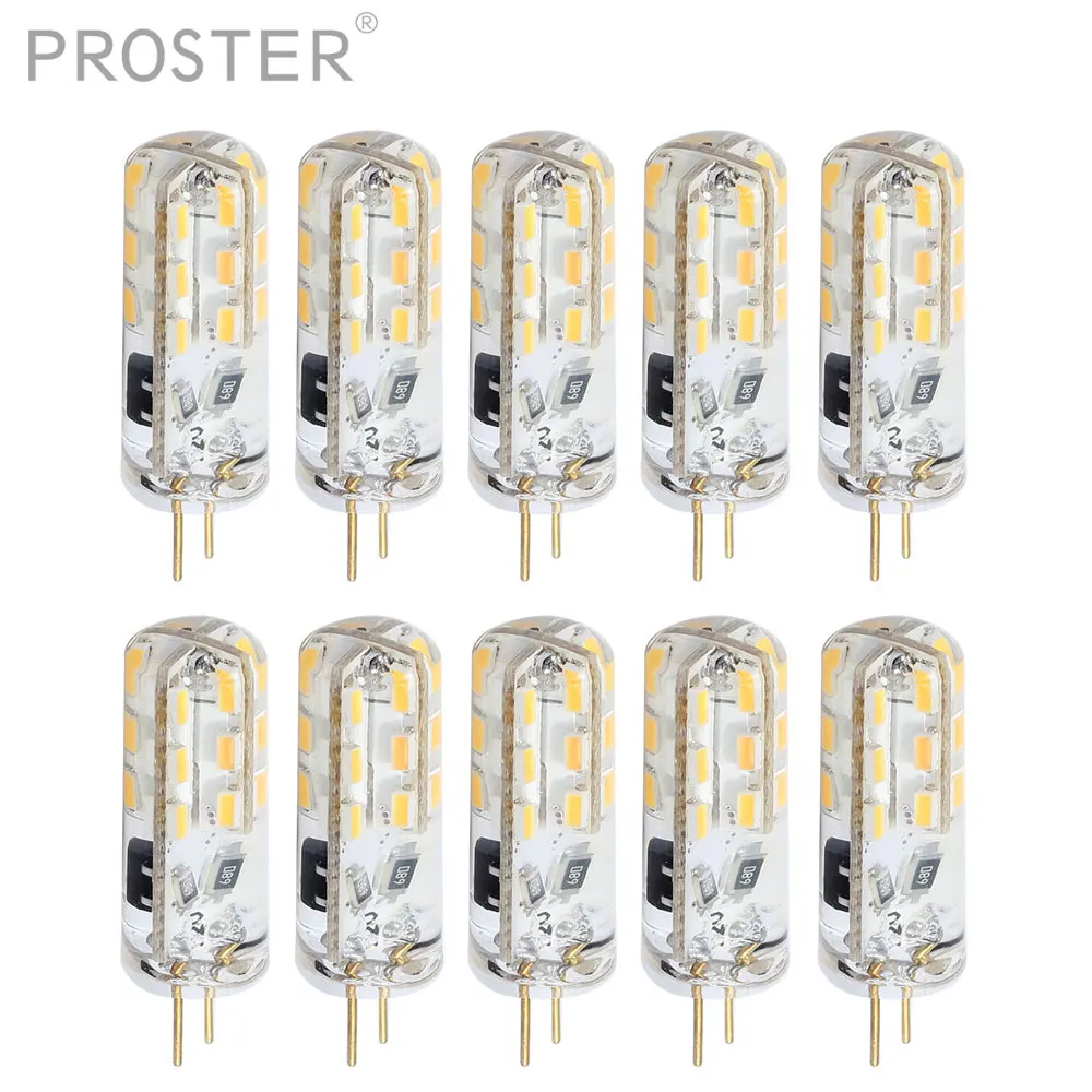10 шт. силиконовые светодиодные лампы 5 Вт G4 3014 SMD | Лампы и освещение