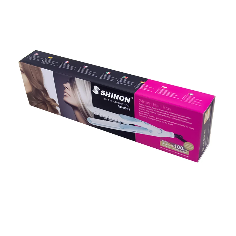 CHJ-Flat-Iron-Hair-Straightener-Chapinha-Titanium-Profissional-Steam-Hair-Sraightener-Argan-Oil-Hair-Iron-Styling (5)