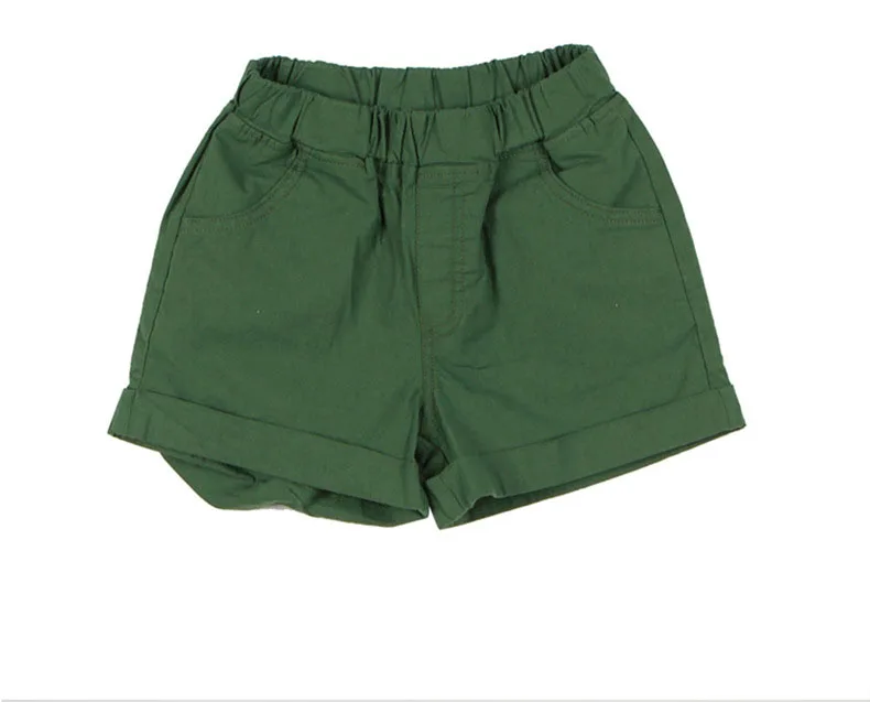 cotton shorts girls children big clothing spring summer 2018 new high waist khaki green toddler kids shorts girl with pockets 4 5 6 7 8 9 10 11 12 13 14 15 16 years old little big girls summer shorts kids (6)