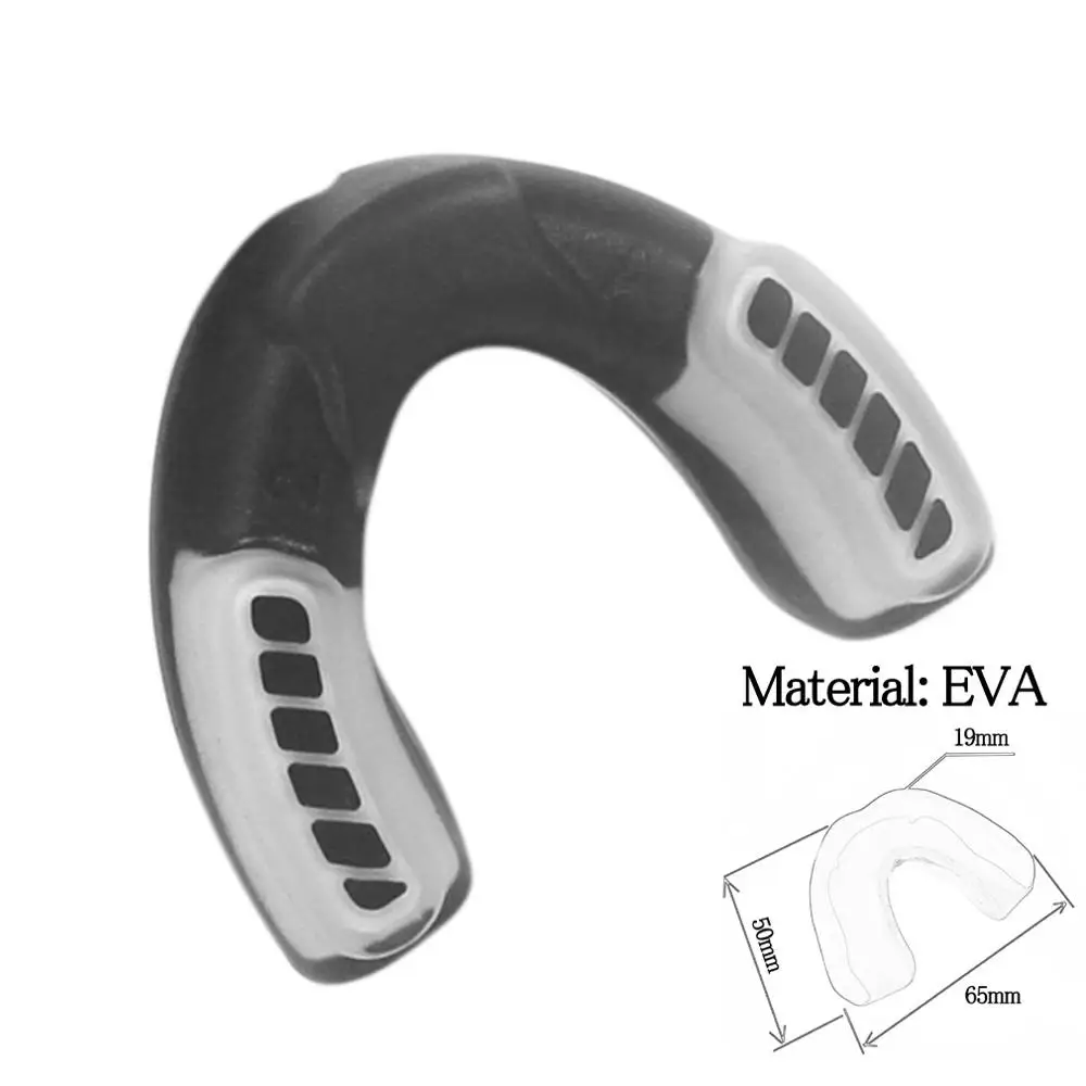 EVA Type 1 Профессиональная защита рта для взрослых, каратэ, муай, безопасность, мягкая, EVA, Защита рта, защита зубов, спорт, футбол, баскетбол, тайский бокс - Цвет: EVA Type 1