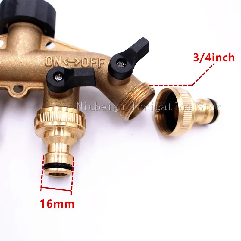4 способа латунный кран адаптер Выпускной Шланг клапан шланг для ...