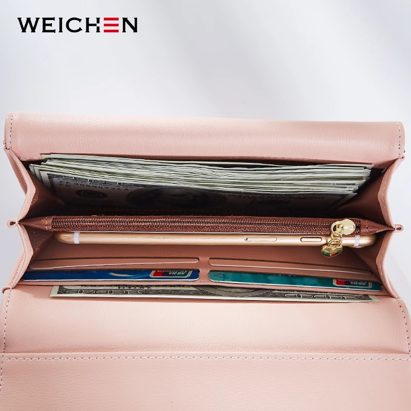 WEICHEN New Geometric Envelope Clutch Wallet For Women Female Leather Purse Card Holders Coin Phone Pocket Long Wallets Bolsas WEICHEN New Geometric Envelope Clutch Wallet For Women Female Leather Purse Card Holders Coin Phone Pocket Long Wallets Bolsas