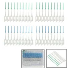 Новинка 1 упаковка/40 шт мягкая чистка между межзубной нитью щетки для зубов инструмент для ухода за полостью рта Прямая поставка