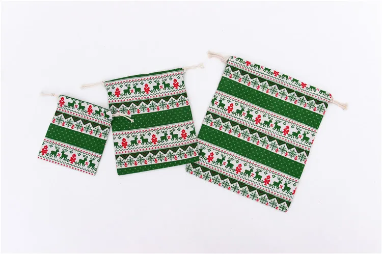 ETya шнурок Рождественский подарок сумки хлопок шнурок сумки макияж мешок дорожный мешок для хранения одежды обувь для женщин мужчин сумки
