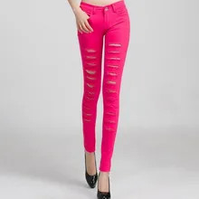 Новые женские джинсы брендовая обычная, высокая, на выход Летняя мода Высокая талия рваные узкие джинсовые брюки