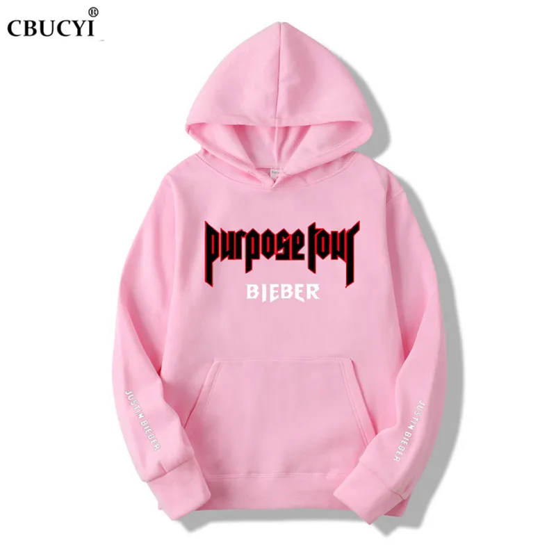 2019 New Purpose Tour Hoodies Men Justin Bieber Purpose Tour Hoodie sudaderas para hombre Sweatshirts Men Swag Tyga Hoodie