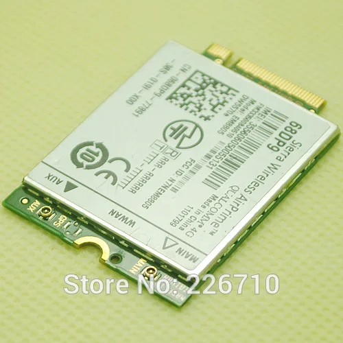 Wifi карта DW5570e EM8805 Sierra Wireless AirPrime 68DP9 M.2 для Dell Venue 8 и 11 Pro # WWAN HSPA + (NGFF) DW5570 DW5570E|card|card