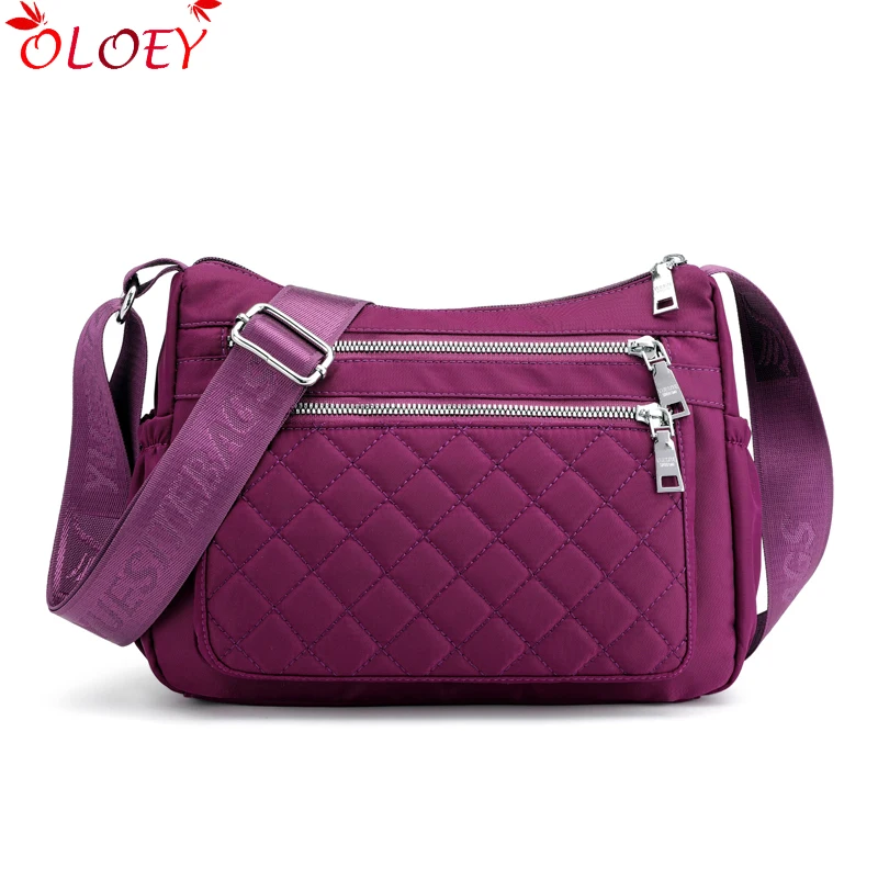 Ceny 2019 nowych moda wodoodporny Nylon marki damskie torebki na ramię wysokiej jakości Crossbody torba dla kobiet dorywczo wątku Messenger torby