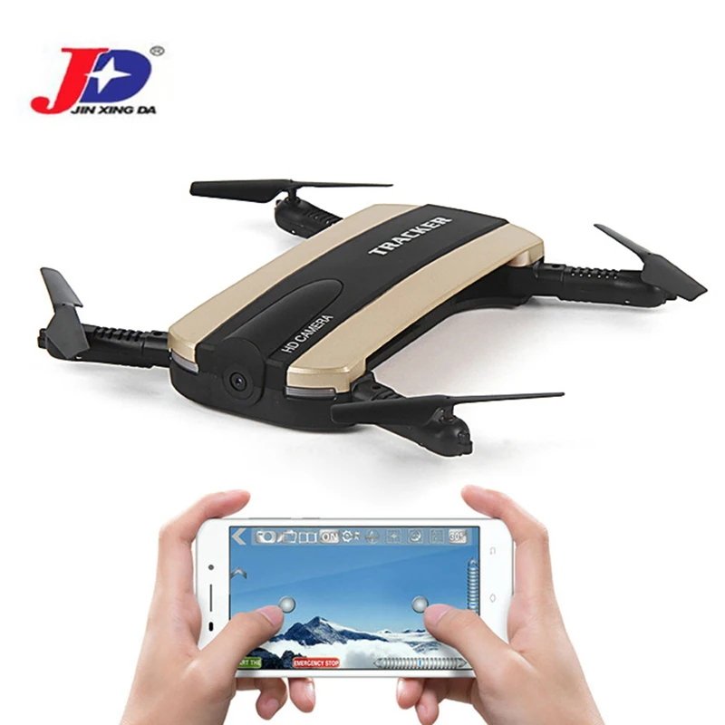 JXD 523 523W RC Дрон трекер складной мини с Wi Fi FPV HD камера высота удержания селфи