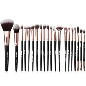 

20 Pcs Professional Makeup Brushes Set Powder Foundation Eyeshadow Blending Make Up Brushes Cosmetics Soft Synthetic Hair