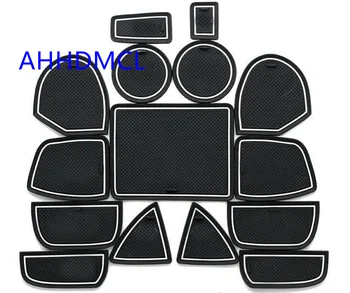 

Car Door Groove Mat Gate Slot Cup Armrest Storage Pad Mat For Jeep Grand Cherokee