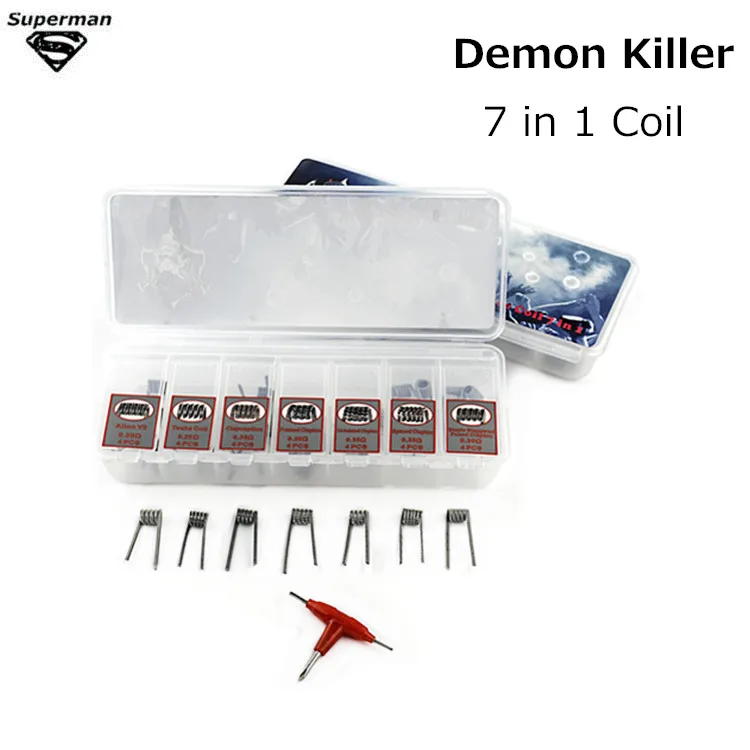 Подлинная спираль Demon Killer 7 в 1 Предварительно Построенная ПРИШИТАЯ V2 Штапельная