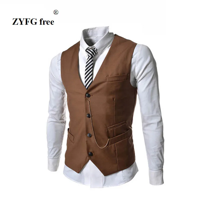 Жилет мужской хлопковый акриловый без рукавов|vest men suit|mens suit vestsuit vest |