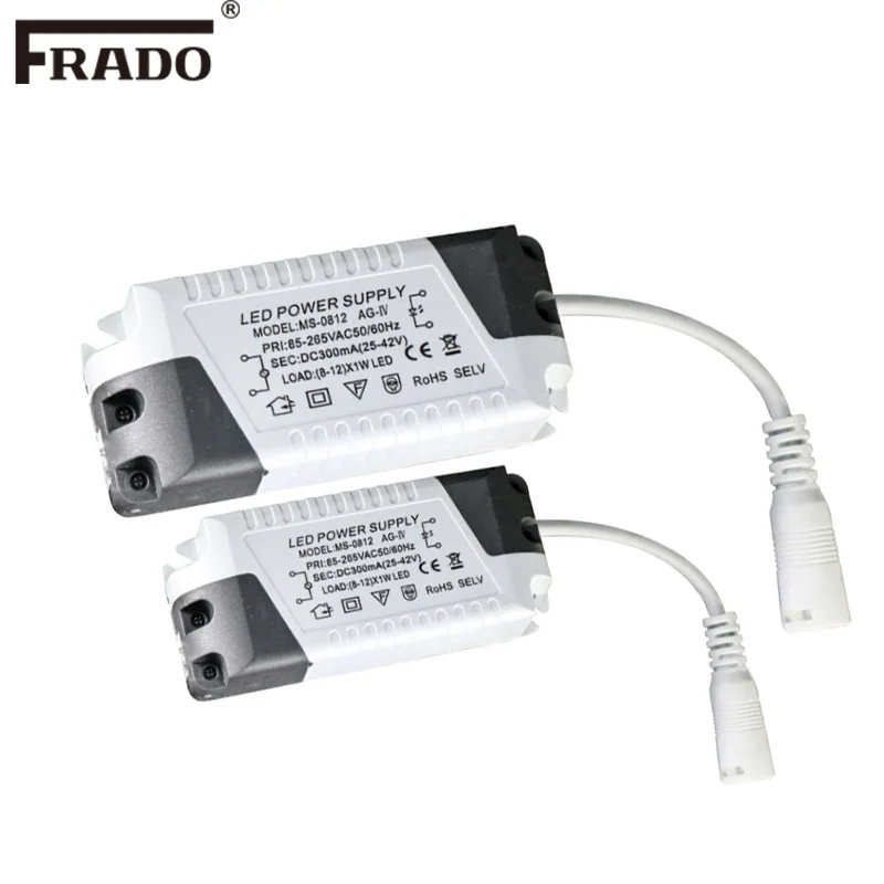 

LED Driver With Case 3W7W12W24W Power Supply Constant Current Automatic Voltage Control Lighting Transformers For LED Lights