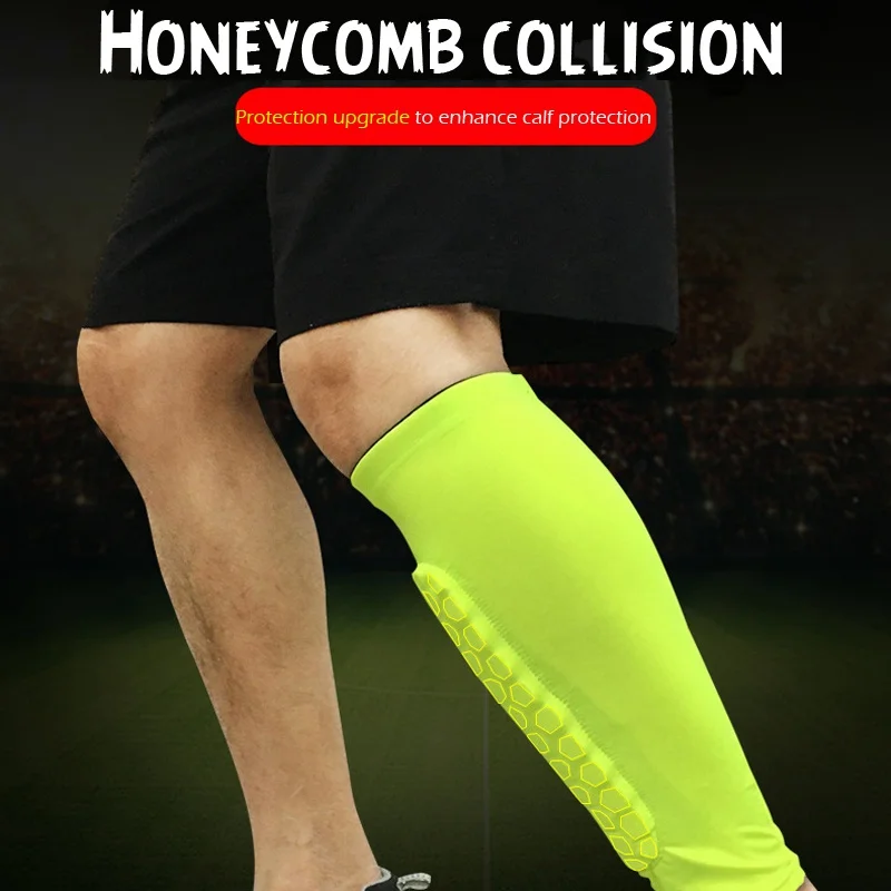 1 Anti-Collision Leg Cover Sports Leggings Football Honeycomb Compression Leg Sleeve